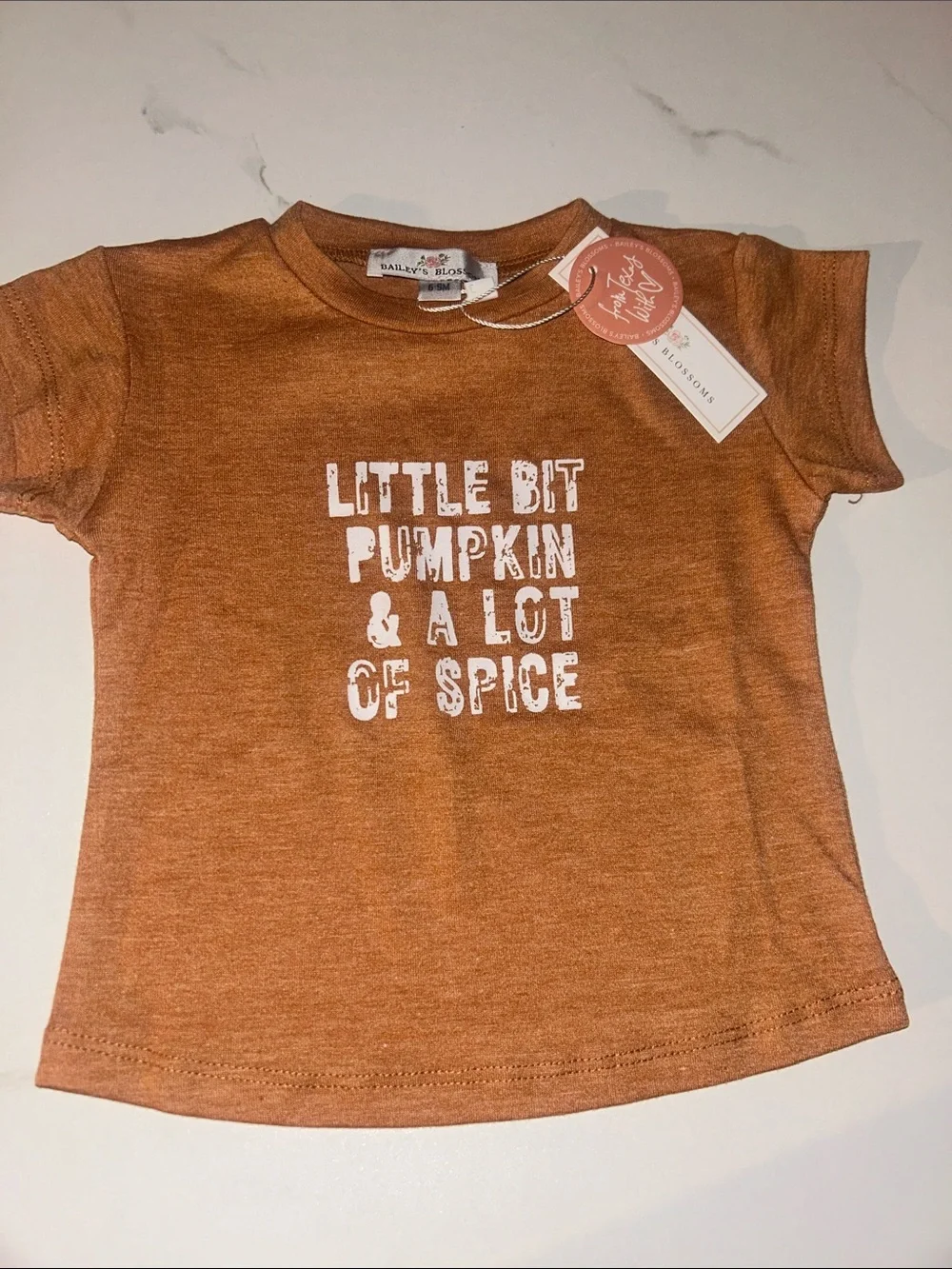 3/$25 Bailey's Blossoms |Pumpkin Spice Graphic Tee